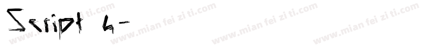 Script 4字体转换
